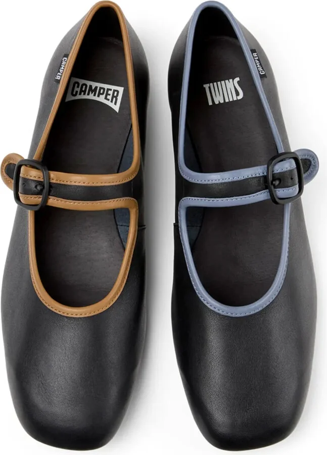 Casi Myra leather ballerina shoes - Image 3