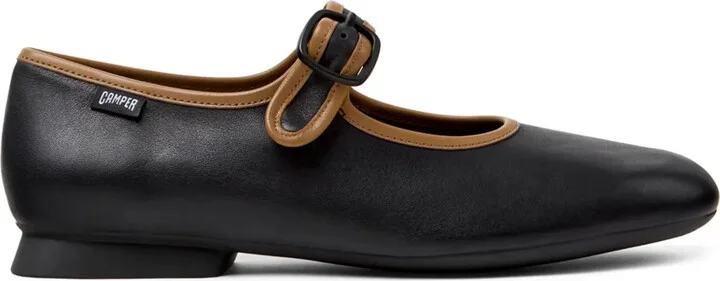 Casi Myra leather ballerina shoes