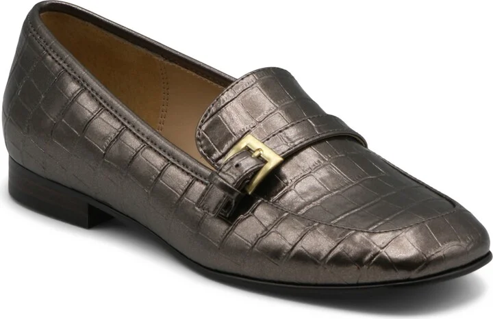 Casper Croc Embossed Loafer