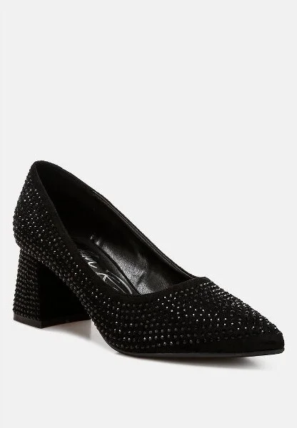 Caspia Rhinestones Embellished Pumps Women - Image 3