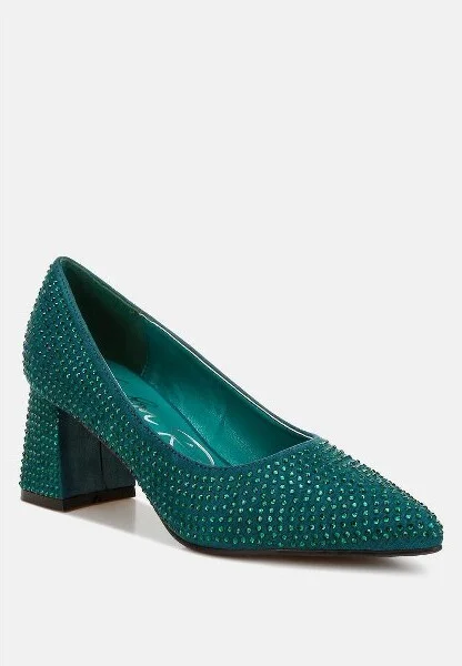 Caspia Rhinestones Embellished Pumps Women - Image 5
