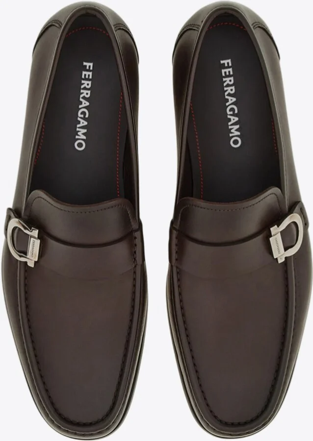 Caspian Gancini Leather Loafers - Image 2