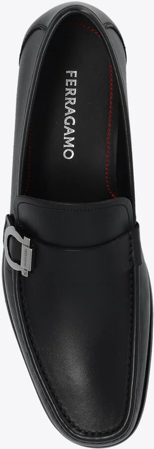 Caspian Leather Gancini Loafers - Image 3
