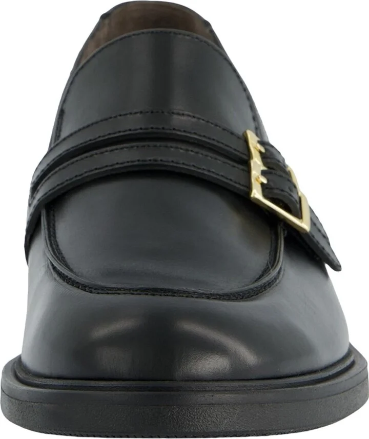 Caspian Two Buckle Leather Loafer - Image 3