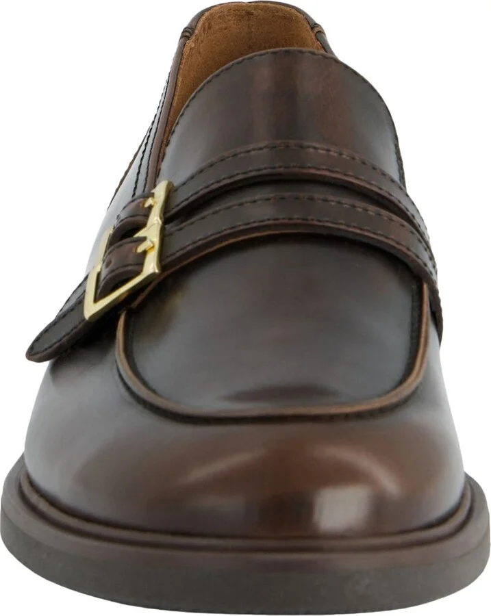 Caspian Two Buckle Leather Loafer - Image 8