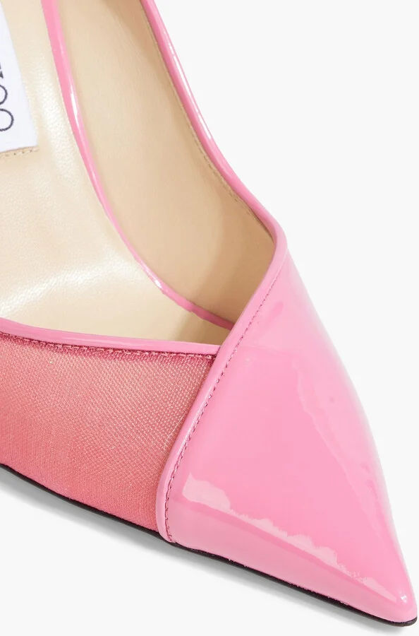 Cass 95 mesh and patent-leather pumps - Image 4
