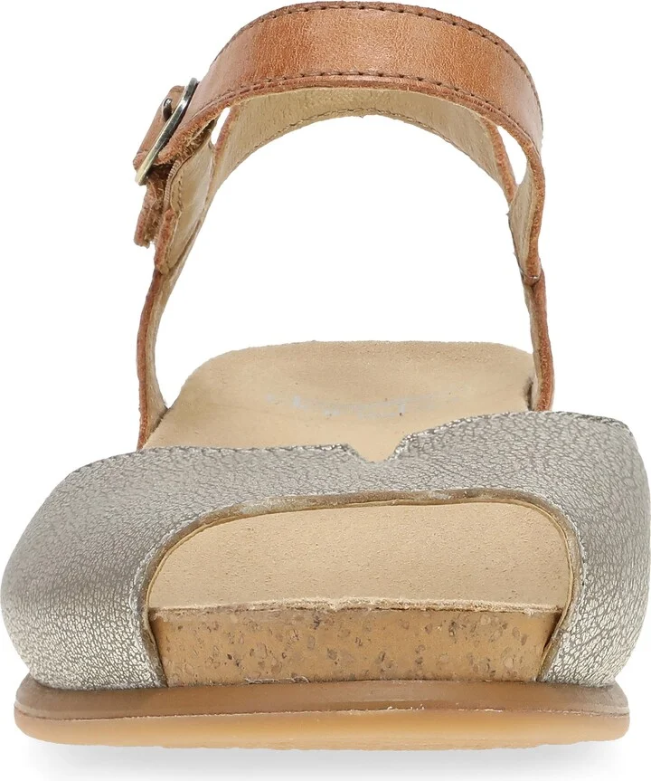 Cass Ankle Strap Peep Toe Wedge Sandal - Image 3