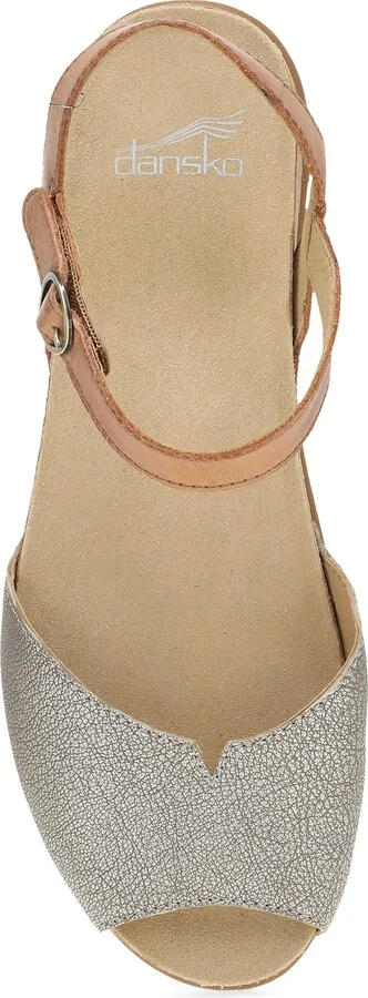 Cass Ankle Strap Peep Toe Wedge Sandal - Image 4