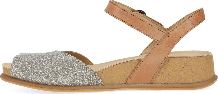 Cass Ankle Strap Peep Toe Wedge Sandal - Image 7