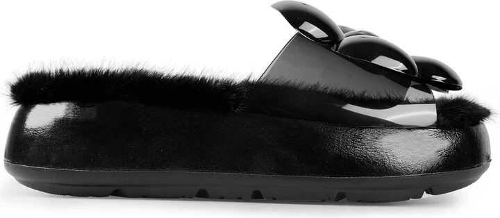 Cass Faux Fur Lined Sandal - Image 3
