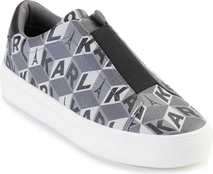 Cassanda Logo Print Slip-On Sneaker
