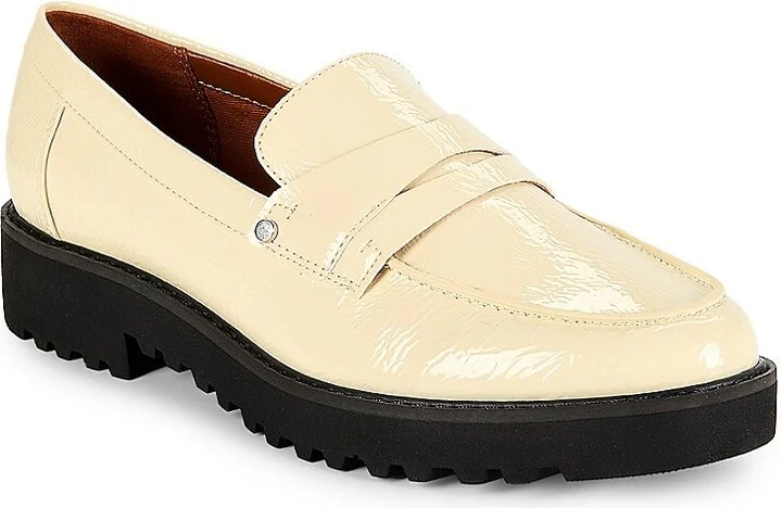 Cassandra Glossy Penny Loafers - Image 2