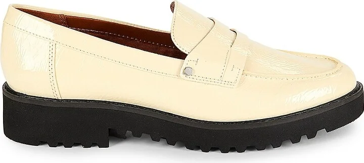 Cassandra Glossy Penny Loafers