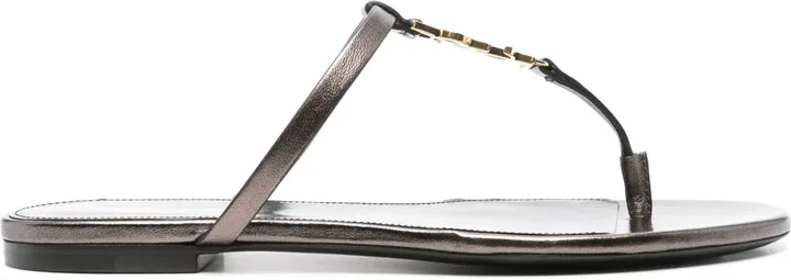 Cassandra leather flip flops
