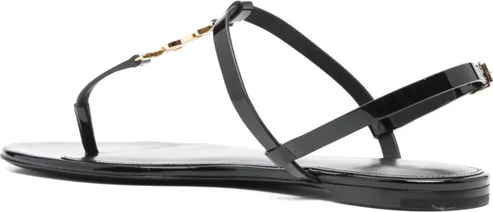 Cassandra logo plaque sandals - Image 3