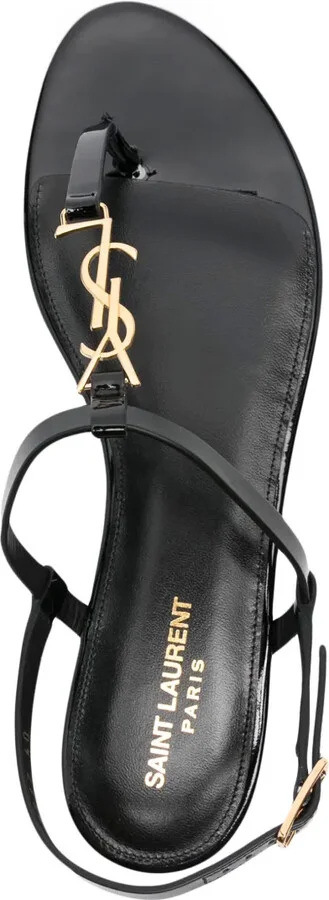 Cassandra logo plaque sandals - Image 4
