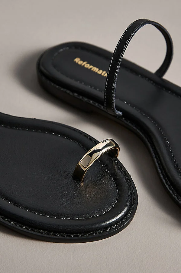 Cassandra Toe-Ring Flat Sandals - Image 3