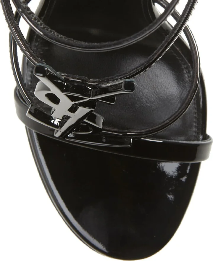 Cassandra YSL Logo Sandal - Image 5