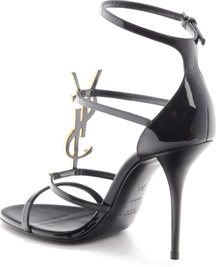 Cassandra YSL Logo Sandal - Image 8
