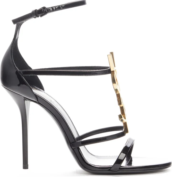 Cassandra YSL Logo Sandal - Image 9