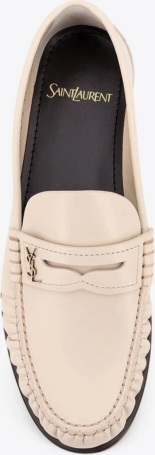 Cassandre Penny-Slot Leather Loafers - Image 3
