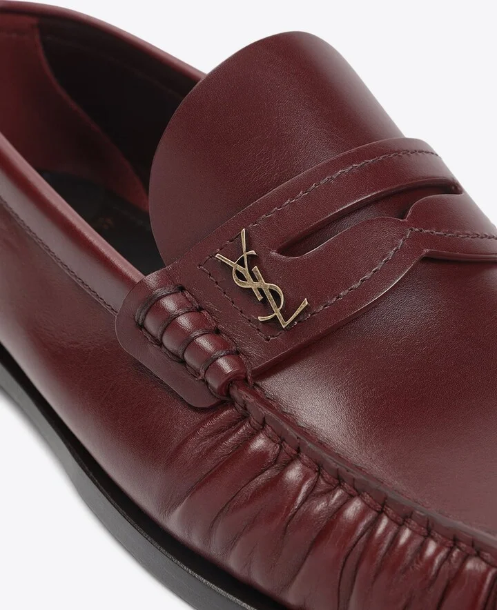 Cassandre Smooth Leather Penny Loafers - Image 3