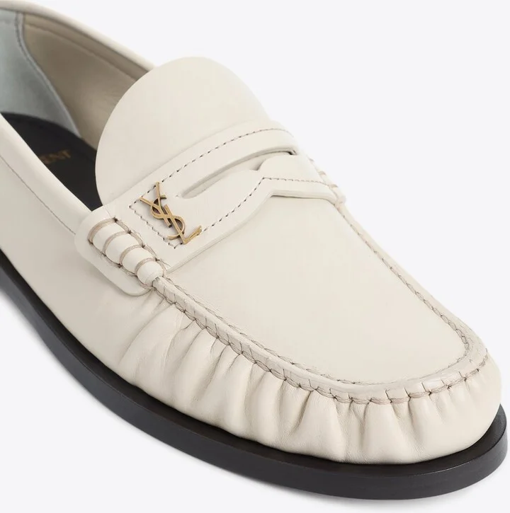 Cassandre Smooth Leather Penny Loafers - Image 3