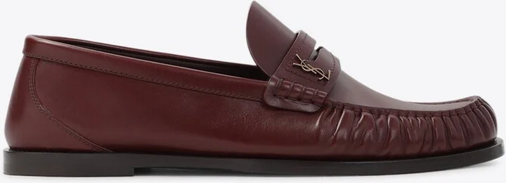 Cassandre Smooth Leather Penny Loafers