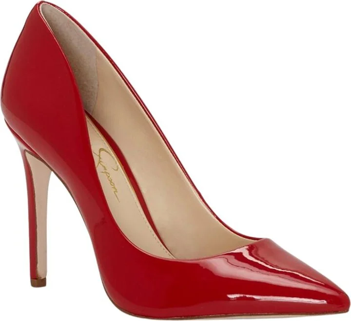 Cassani Pumps In Red Patent