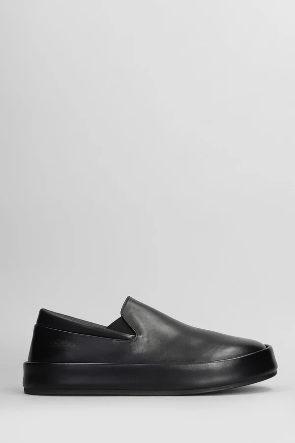 Cassapelle Sneakers In Black Leather