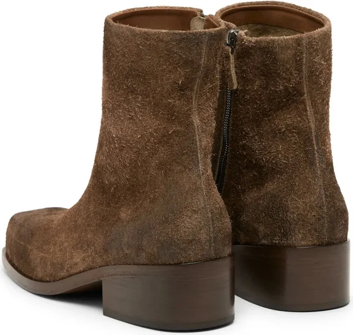 Cassello square-toe suede ankle boots - Image 3