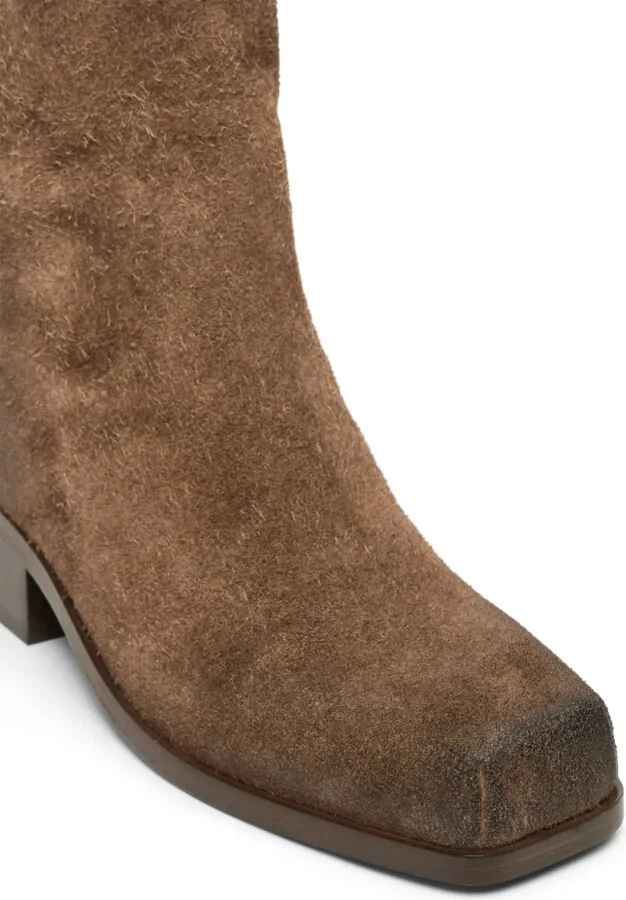 Cassello square-toe suede ankle boots - Image 4