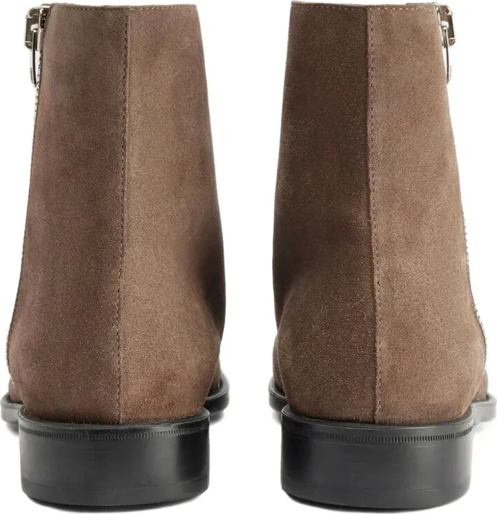 Cassian zip-detail suede boots - Image 2