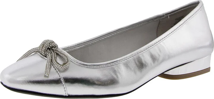 CASSIDY Womens Bow Manmade Ballet Flats
