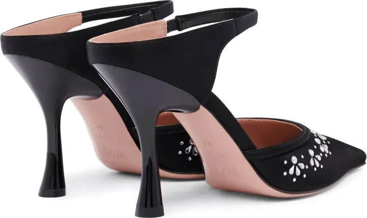 Cassie 90mm crystal-embellished pumps - Image 3