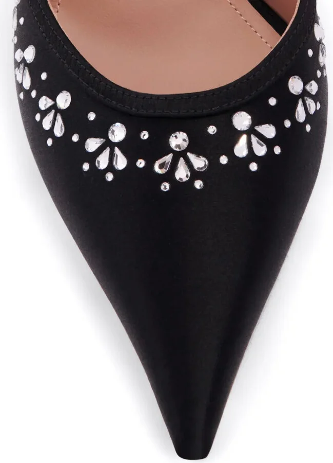 Cassie 90mm crystal-embellished pumps - Image 4