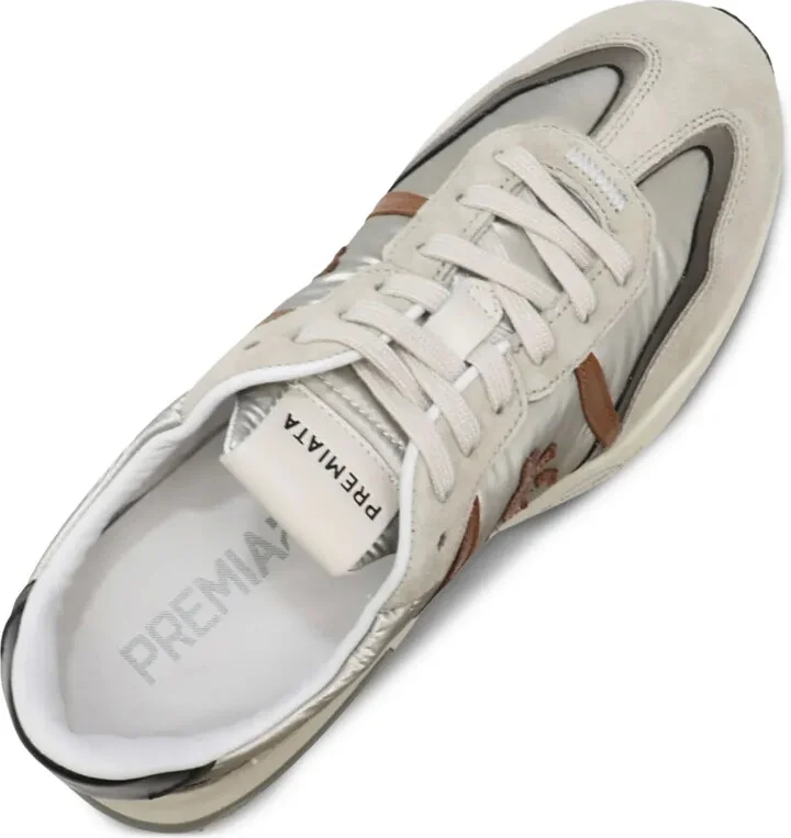 Cassie panelled leather sneakers - Image 2