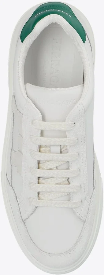 Cassina Leather and Suede Sneakers - Image 3