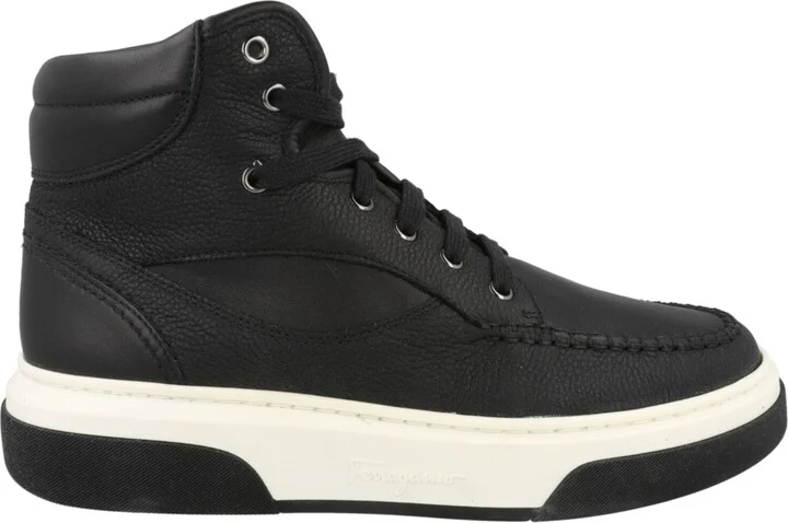 Cassina Leather High-Top Sneakers