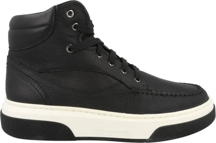 Cassina Leather High-Top Sneakers