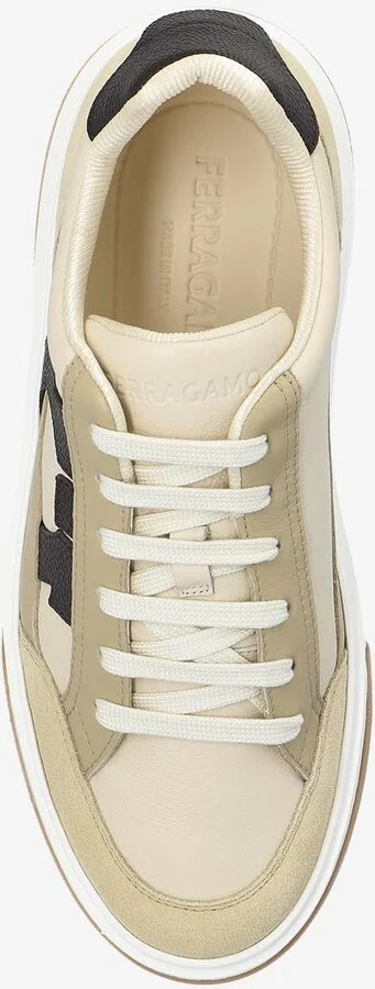 Cassina Leather Low-Top Sneakers - Image 3