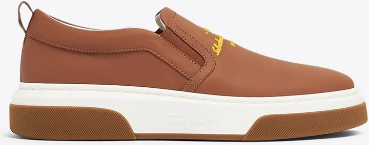 Cassina Leather Slip-On Sneakers