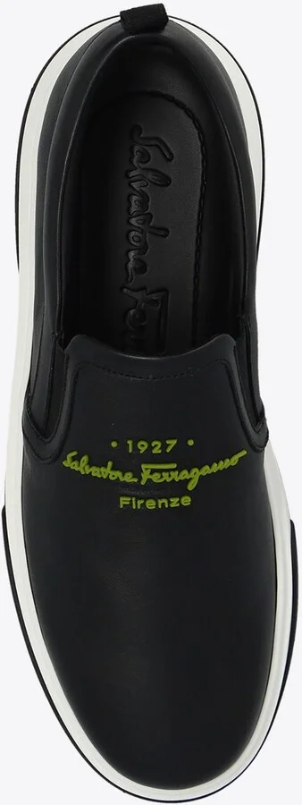 Cassina Slip-On Leather Sneakers - Image 2