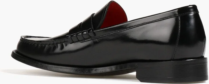 Cassini glossed-leather loafers - Image 3