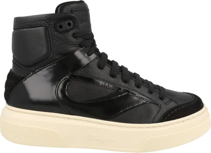Cassio Leather High-Top Sneakers