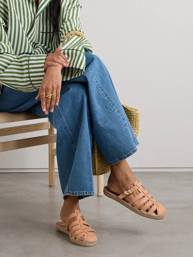 CASTAÑER - + Ancient Greek Sandals Lesvos Leather Sandals - Neutrals - Image 2