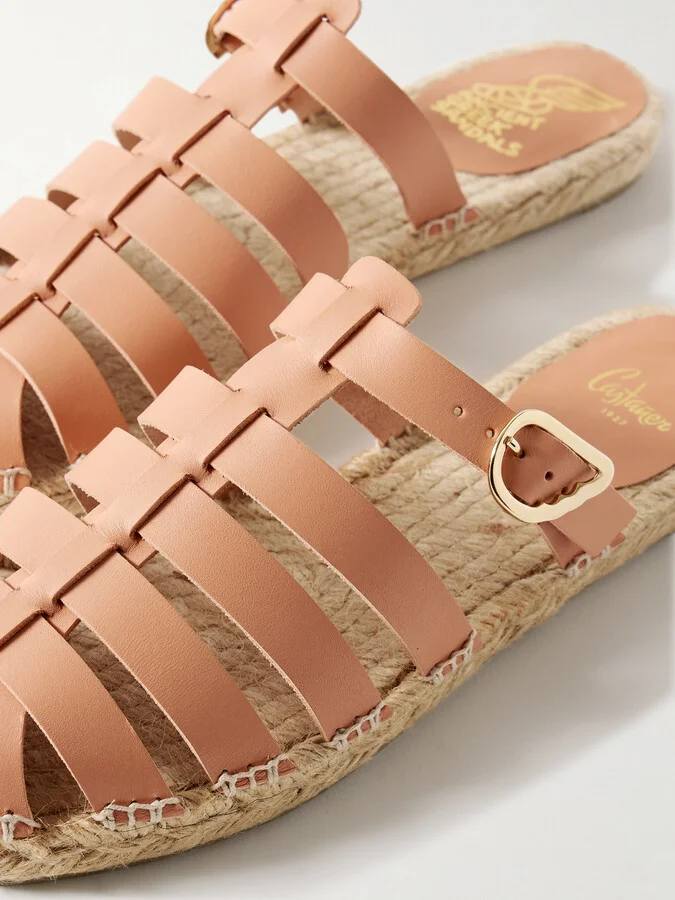 CASTAÑER - + Ancient Greek Sandals Lesvos Leather Sandals - Neutrals - Image 4