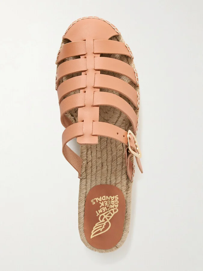CASTAÑER - + Ancient Greek Sandals Lesvos Leather Sandals - Neutrals - Image 5