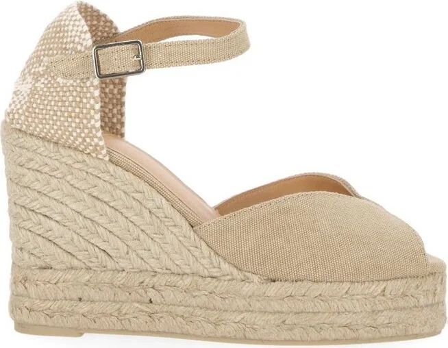 Castañer Bianca Jute Wedge Espadrilles