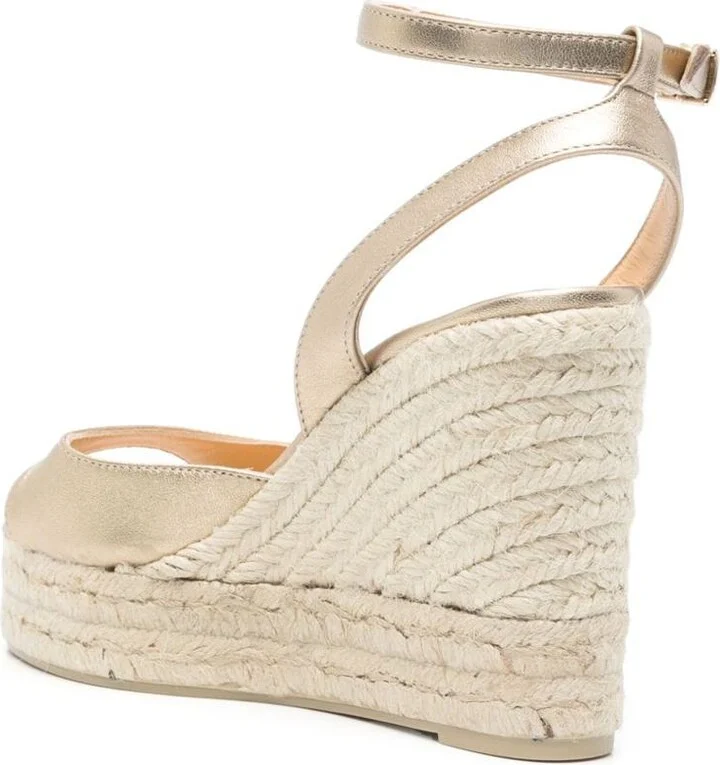 Castañer Blair Leather Espadrilles - Image 3